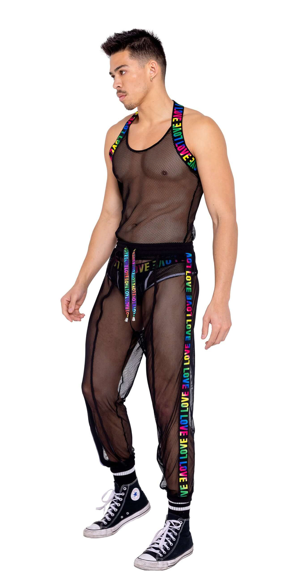 Mesh Techno Rave Outfit