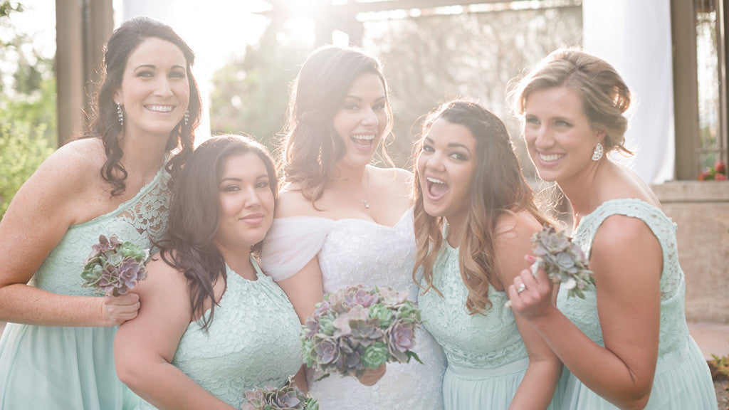 Bridal party at the Springs Preserve in Las Vegas