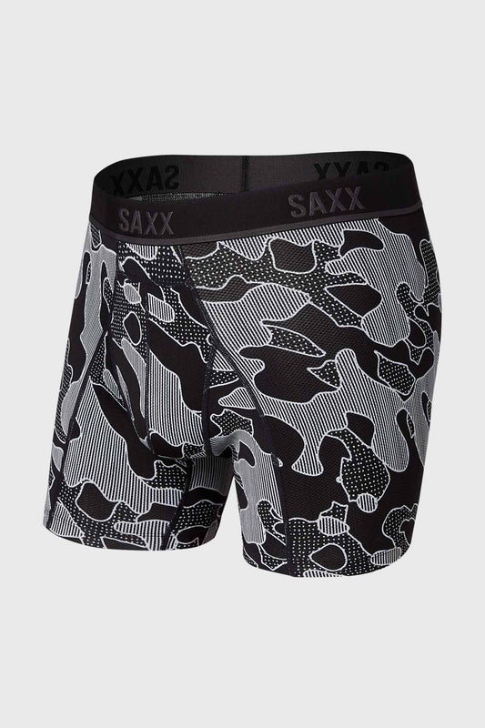 SAXX Kinetic HD Boxer Brief - Black / Vermillion – Stif Mountain Bikes