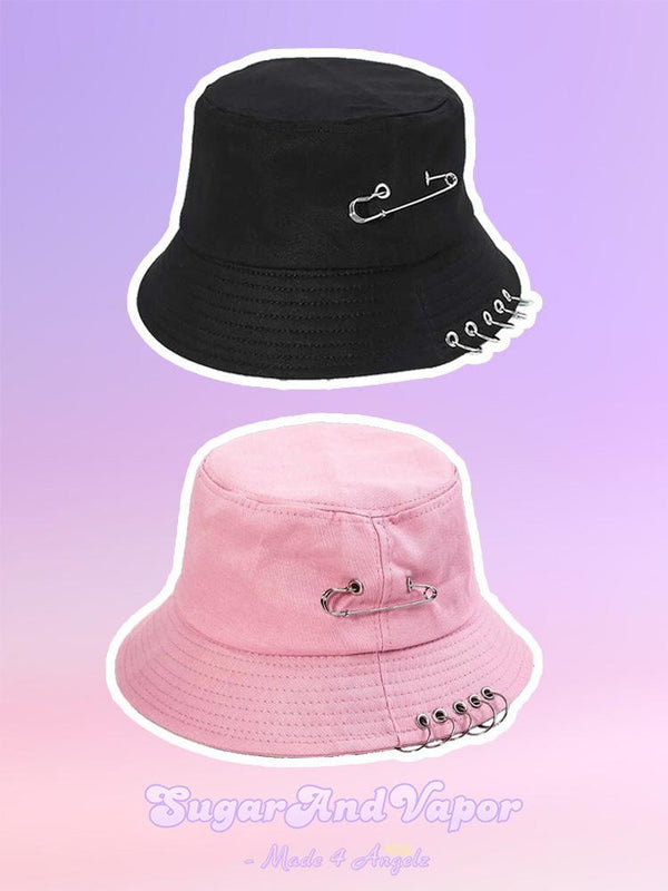 Vintage Floral Pattern Furry Bucket Hat – SugarAndVapor