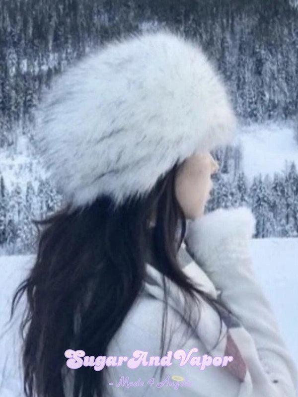 Eira Snow Fairy Luxury Fur Hat-Hats-Artemis greece