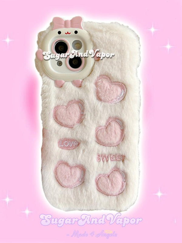 Furry Lil' Monster Heart IPhone Case-Phone Case-Artemis greece