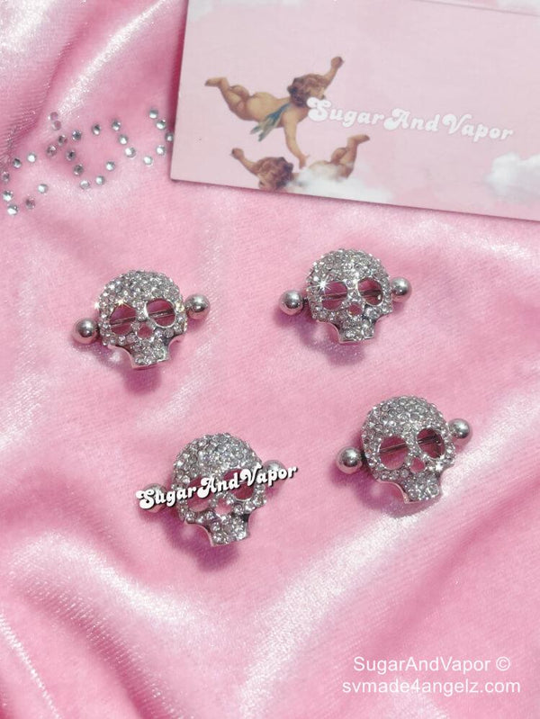 Bling Cute Heart Nipple Rings Set – SugarAndVapor