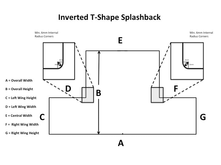 Rectangular Splashback