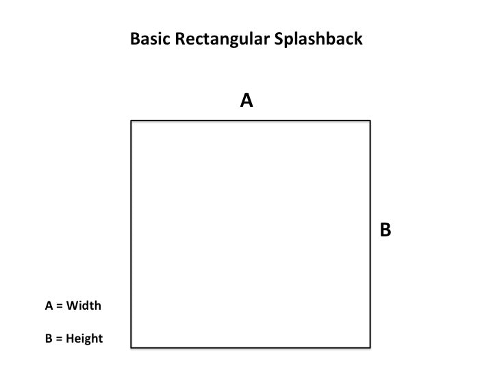 Rectangular Splashback