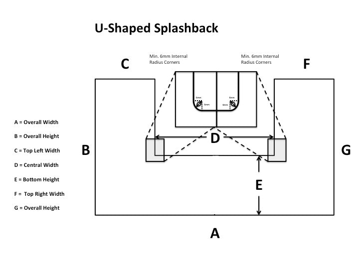 Rectangular Splashback