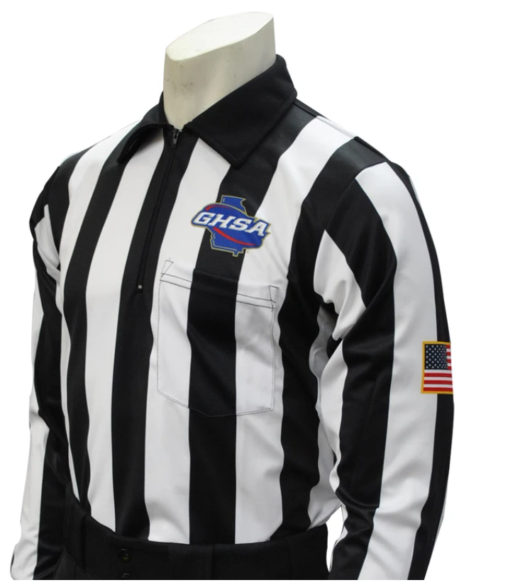 (GHSA) Long Sleeve Cold Weather Football Referee Shirt Out