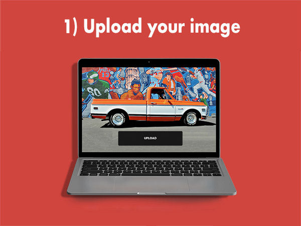 trucks upload your image digital drawing