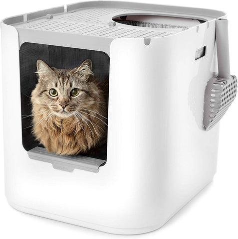 Modkat XL Litter Box, Top-Entry or Front-Entry Configurable
