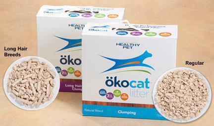 Okocat Natural Wood Clumping Cat Litter