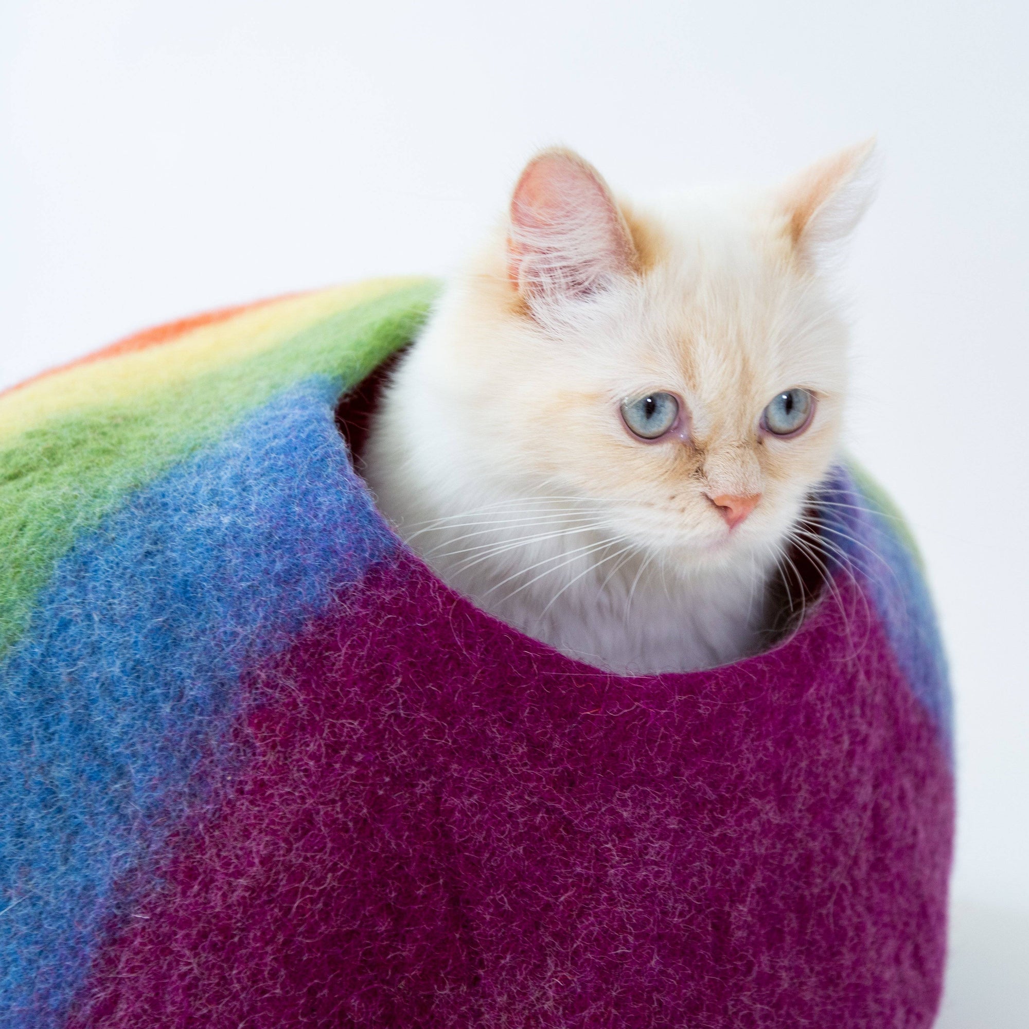 Rainbow Cat Cave | Pet Bed - Cat Cave Co