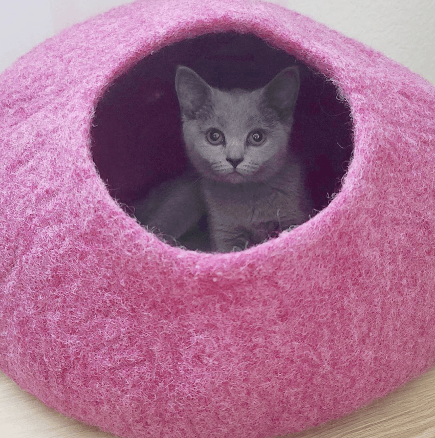 Rose Pink Cat Cave Pet Bed Cat Cave Co