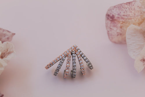 Mayfair Earrings with Zircons