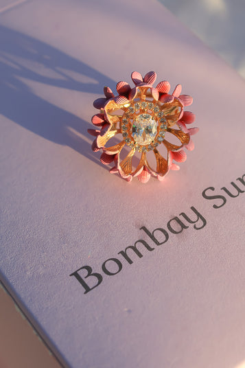 Vivid Daisy Pink Ring