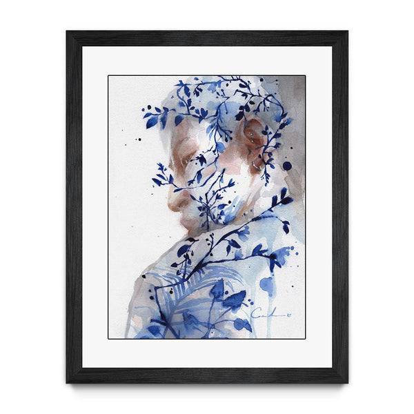 Blue Leaves by Agnes Cecile - Eyes On Walls