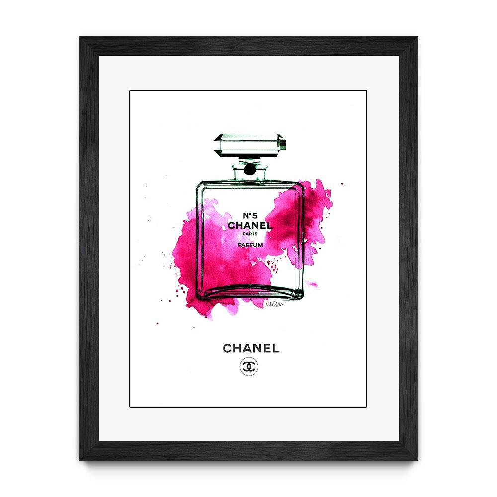 Chanel Bottle Pink by Mercedes Lopez Charro - Eyes On Walls