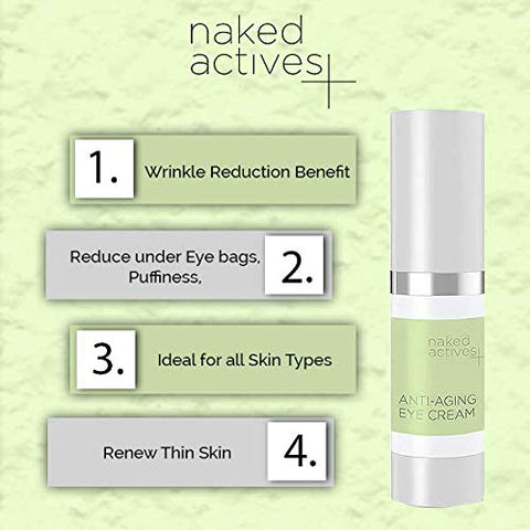 How To Look Young With Naked Actives Anti Aging Eye Cream 