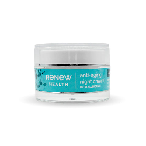 Renew Health Anti-Aging Night Cream Renews , Regenerates Reduces wrinkles and signs of aging