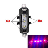 Bicycle Safety LED Tail Light Rechargeable USB Rear Cycling Portable Flash Light Bright