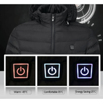 Staulino Electric Heated Jacket for Men & Women Paky™ Unisex PRO Heated Jacket + Free Power Bank