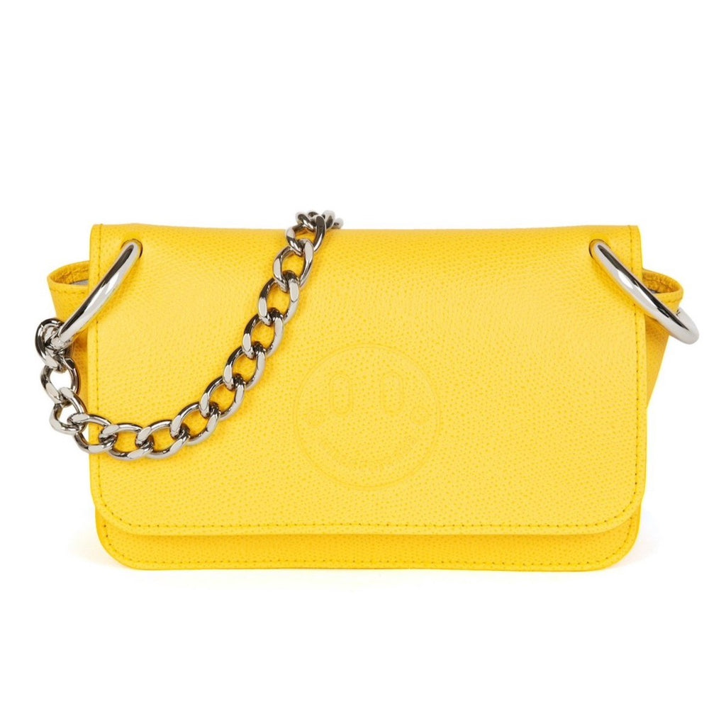 Happy Multi Way Clutch | Yellow Leather – Hill and Friends