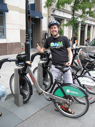 Bixi Alain T-shirts Montreal-Velo-Fahrräder