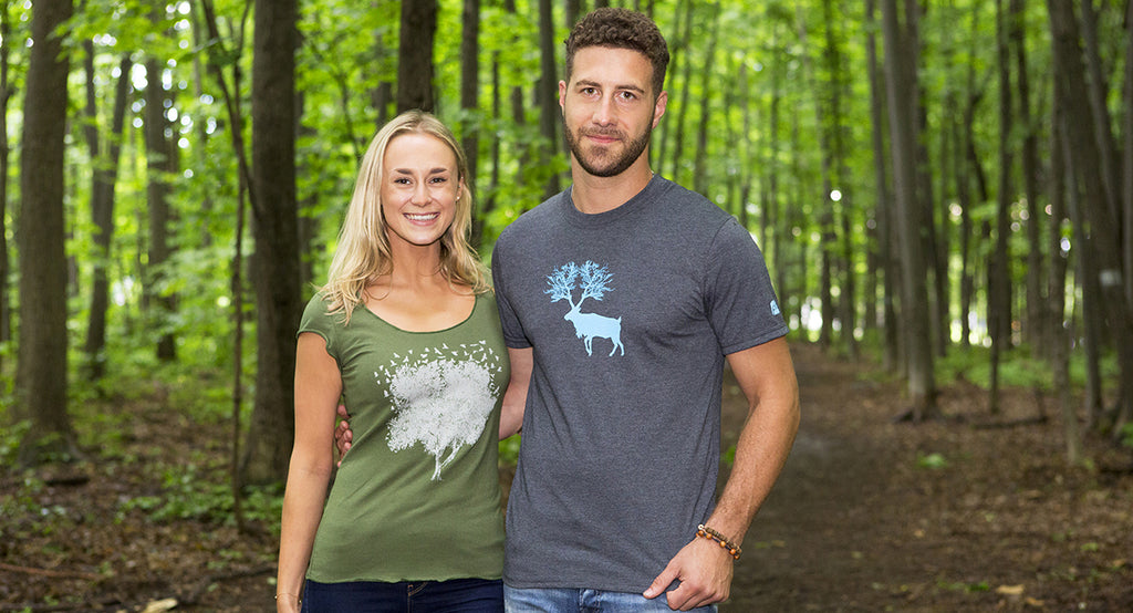 T-shirt Organic Cotton Bamboo Montreal nature PLB Design