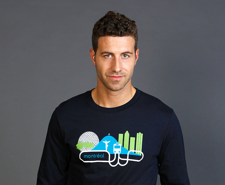 montreal manches tshirt coton plb design t-shirt T-shirt organic sustainable