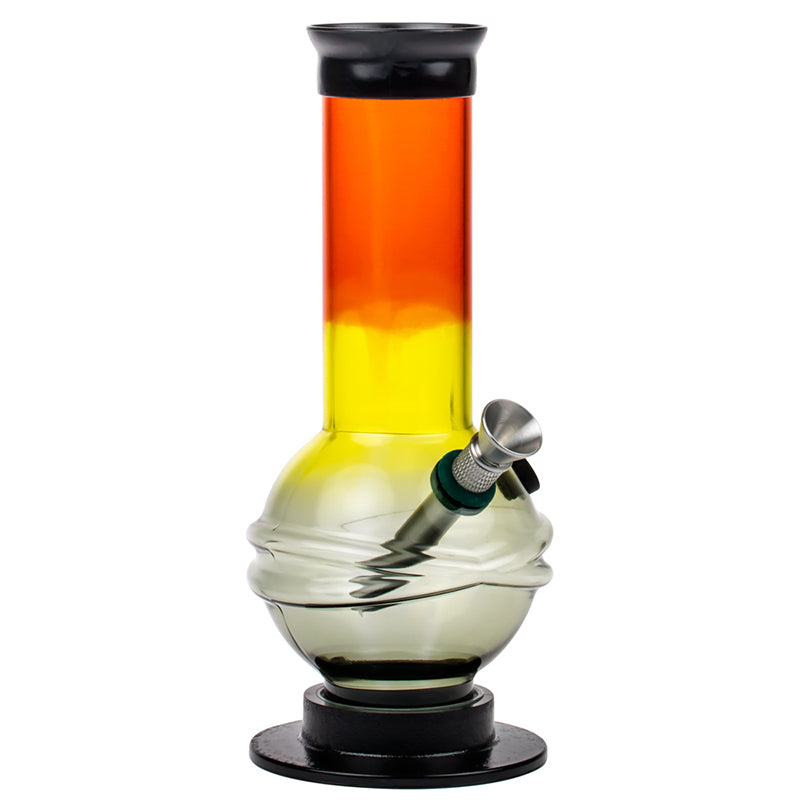 Acrylic Bubble Base Water Pipe Colored 18cm