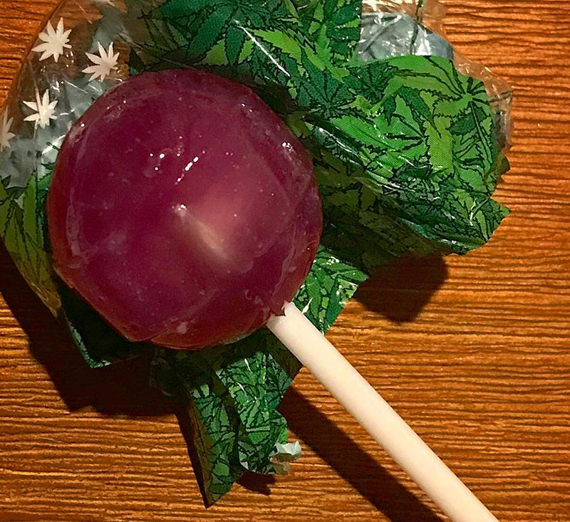 Hard candy edibles suckers, image from View My Soul on Instagram