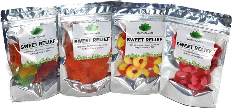 Relief Organics Sweet Relief Gummies 500mg