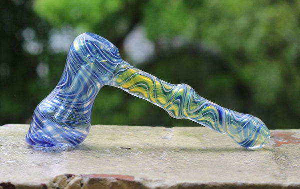 bubbler blue hammer toke cannabis