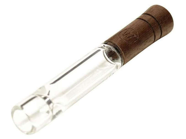 wood glass pipe chillum