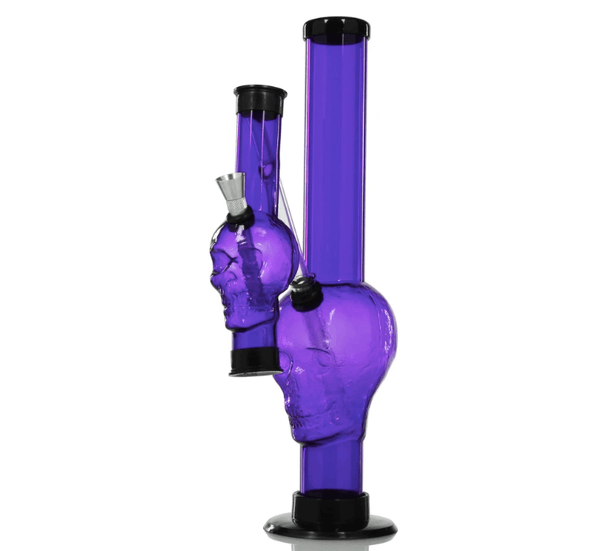 skull acrylic water pipe