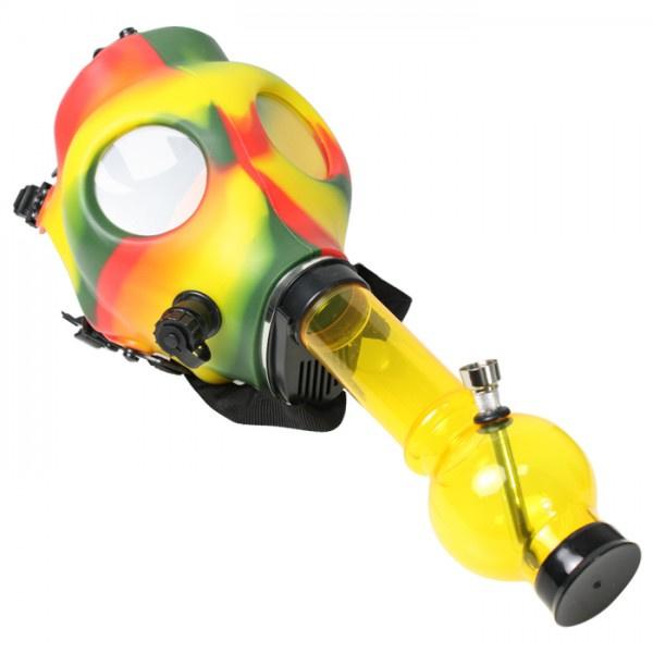 trippy gas mask bong