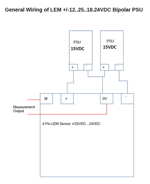 LEM Hall Effect Sensor Wiring