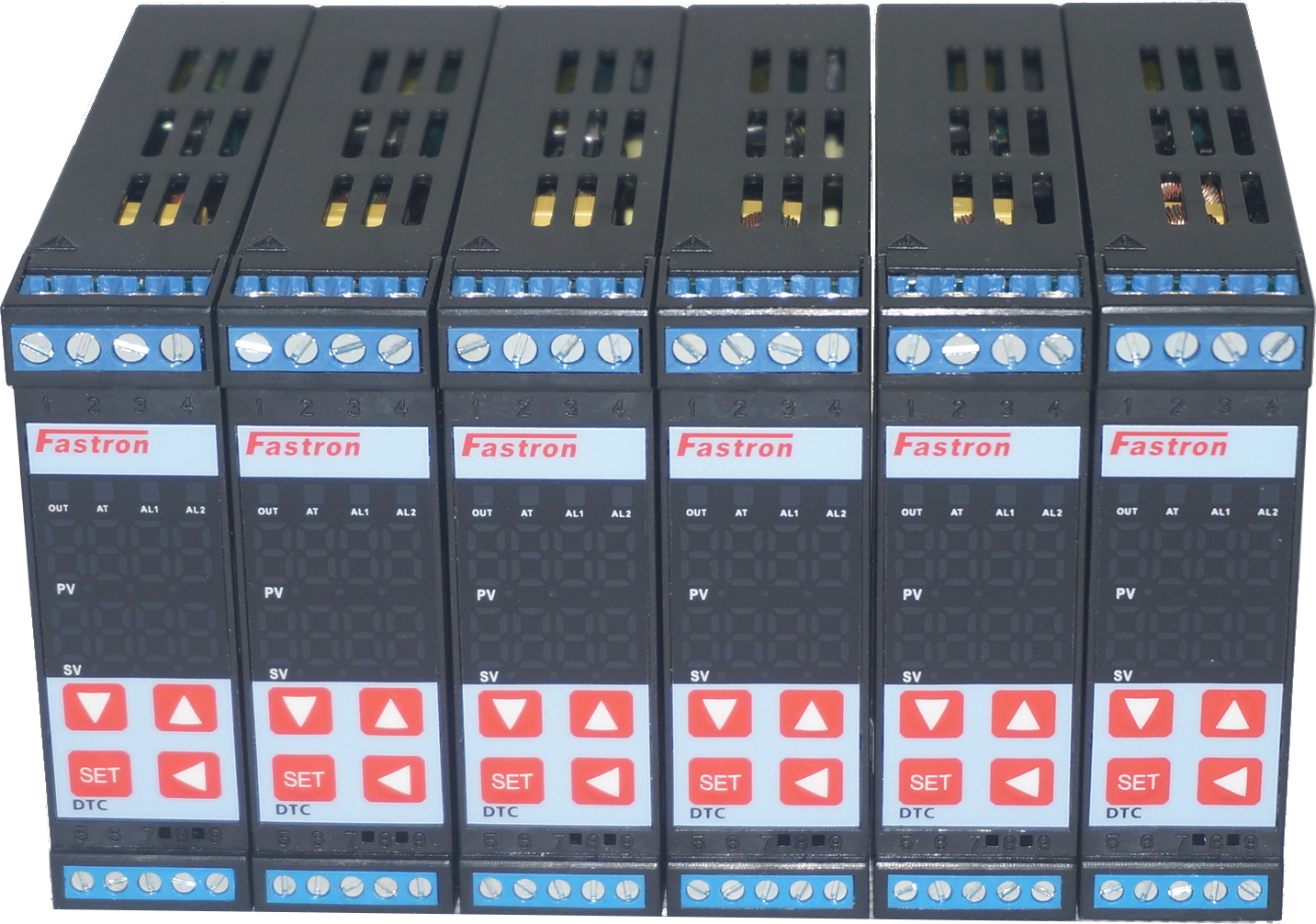 DTC1-A/M1-2O, DIN Rail Mount Transmitter, Multirange Thermocouple Input, 24VAC/DC, 2 x 4-20mA Outputs - Image 3