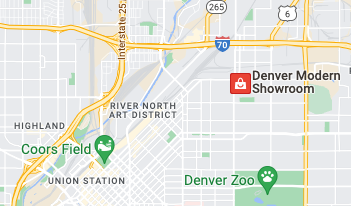 Denver Modern Showroom Map