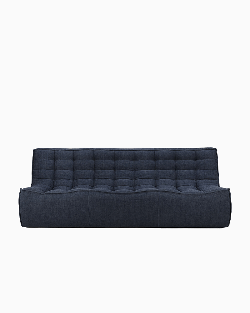 Eco Fabric Graphite / Three Seater