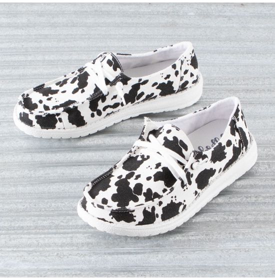 cow print gypsy shoes