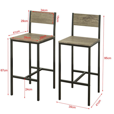 Sgabelli In Legno Economici.Sobuy Sgabello Alto Sgabello Bar Sgabelli Bar Legno Fst53x2