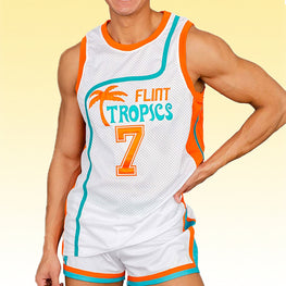 Semi-Pro Flint Tropics Basketball Shorts Sports Pants with Zip Pockets –  BuyMovieJerseys