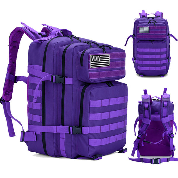 purple tactical backpack