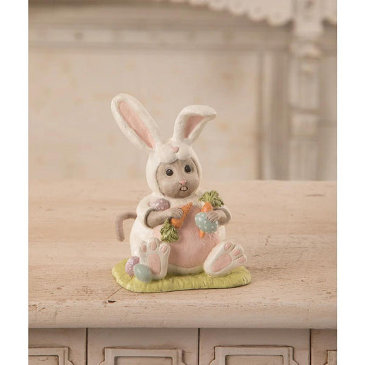 Tulip Bunny Rabbit Figurine  Bethany Lowe Easter Figurines