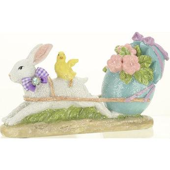 Mark Roberts Jeweled Rabbit and Bird 21 Figurine