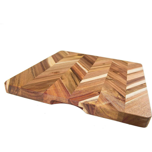 Lipper Expandable Over the Sink Cutting Board Bamboo