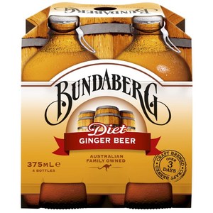 Bundaberg Diet Ginger Beer 4 x 375ml