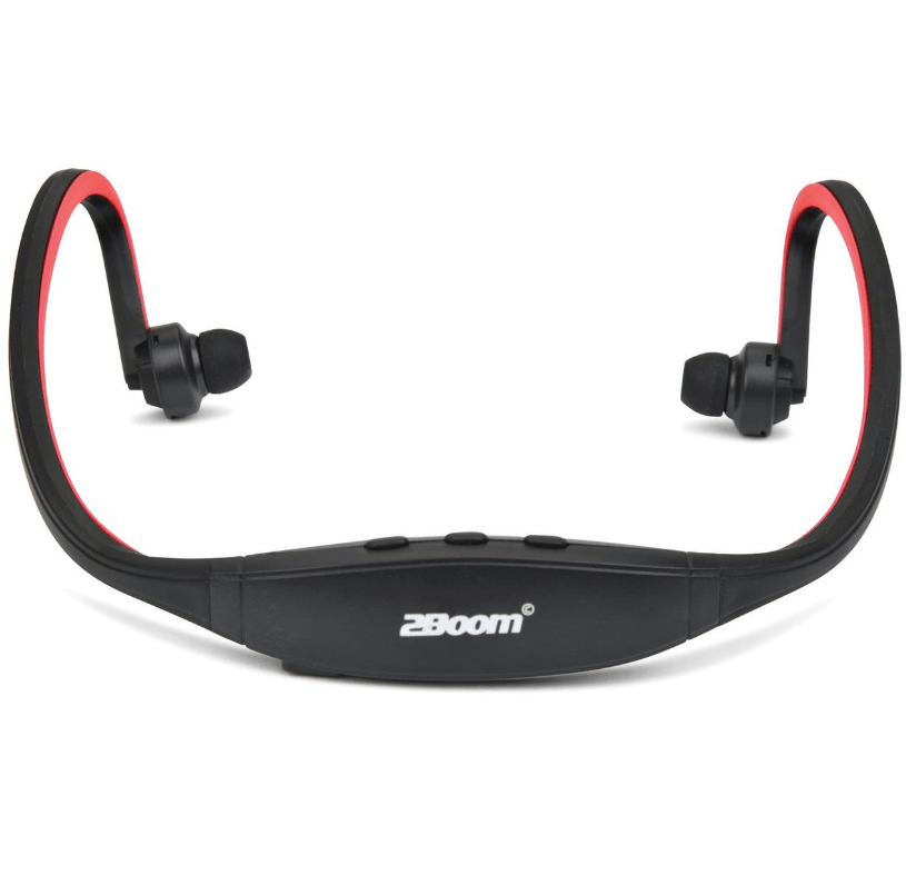 2BOOM HPBT260R Sports Blade Bluetooth Wireless Earbuds with Microphone