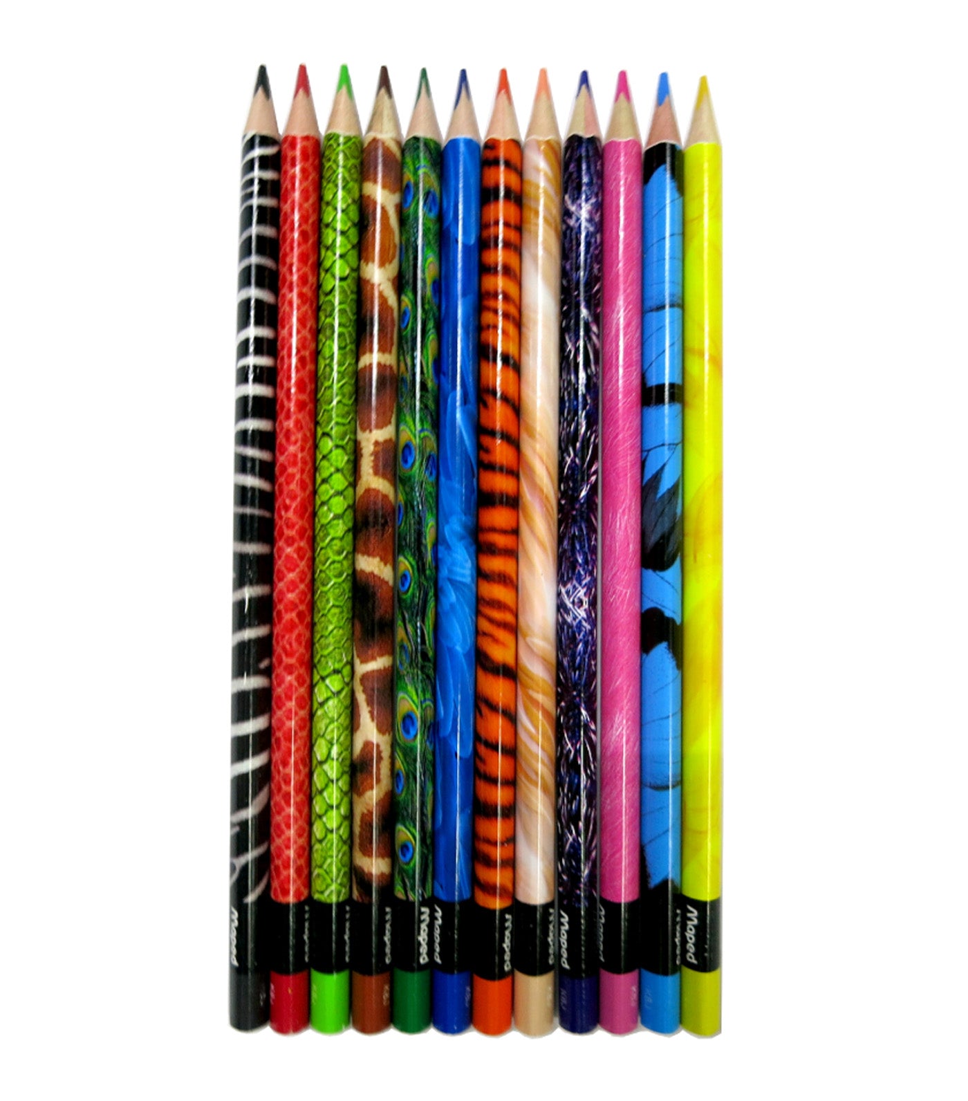 12 crayons de couleur incassable Maped Color'Peps Strong