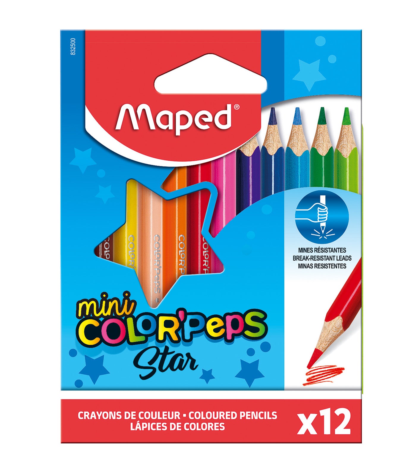 Colour pencils Maped Color'Peps Star - Vunder